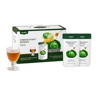 TerraPick Jugo de col Premium All Natural - Extracto de repollo, miel, miel de manuka, sano, superalimento, ayuda a la úlcera vegetal, propiedades antioxidantes (3 fl oz X 30 bolsas)