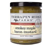 Terrapin Ridge Farms Smokey Maple Bacon Mostaza - Un tarro de 10 onzas