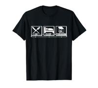Terrario Acuario Animales Tortugas Eat Terrario Camiseta gráfica económica