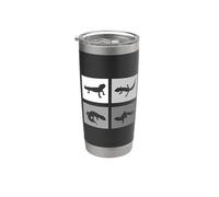 Terrario Acuario Animales Tortugas Geckos-Reptile Terrario Vaso térmico de acero inoxidable de doble pared