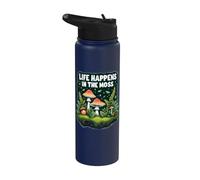 Terrario Bosque En Miniatura Life Happens In The Moss Stainless Steel Insulated Water Bottle