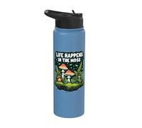 Terrario Bosque En Miniatura Life Happens In The Moss Stainless Steel Insulated Water Bottle