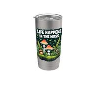 Terrario Bosque En Miniatura Life Happens In The Moss Vaso térmico de acero inoxidable de doble pared