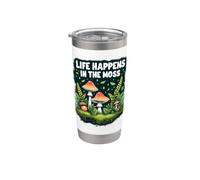 Terrario Bosque En Miniatura Life Happens In The Moss Vaso térmico de acero inoxidable de doble pared