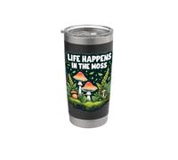 Terrario Bosque En Miniatura Life Happens In The Moss Vaso térmico de acero inoxidable de doble pared