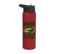 Terrario Bosque En Miniatura Moss Makes Everything Better Stainless Steel Insulated Water Bottle