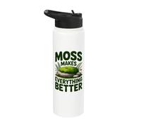 Terrario Bosque En Miniatura Moss Makes Everything Better Stainless Steel Insulated Water Bottle