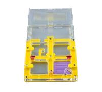 Terrario Castillo de Hormigas, Caja de exhibición de Castillo de acrílico de Granja de Hormigas de 17 cm, Multicolor(Yellow)