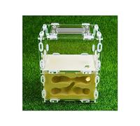 Terrario Castillo de Hormigas, Kit de Aprendizaje científico Hábitat del Castillo de la Granja de Hormigas (Yeso, Acrílico, Multicolor, 10,7 x 7,6 x 12,5 cm)(Yellow)