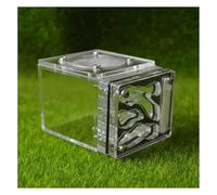 Terrario Castillo de Hormigas, Kit de observación del ecosistema de colonias de Hormigas de acrílico Multicolor (7,7 x 6 x 5,3 cm)(Black)