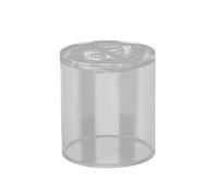 Terrario Circular: Caja de reproducción acrílica, visualización de 360 Grados, Tapa Segura de Bloqueo automático con Malla de ventilación, Ideal para grillos y pequeñas s,