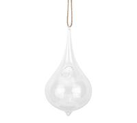 Terrario Colgante de Vidrio con Forma de Gota de Agua para Plantas de Aire, suculentas, decoración del hogar, Decoraciones de jardín para Interiores y Exteriores, Vidrio de