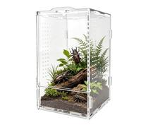 Terrario de araña de salto - Terrario Acrílico Transparente de Reptiles,Caja de Crianza para Reptiles Pequeños - Criadores, Profesores, Oficina, Inicio, Proyecto Escolar, Salón, Sala