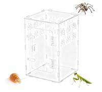 Terrario de araña, Transparente acrílica de 900 g/980 g, Zona de Cueva de hábitat, terrario acrílico para dragón Barbudo, Serpiente, Tortuga, ermitaño, Reptil, Peces, Tortugas