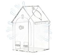 Terrario De Arañas | Tanque De Aislamiento De Hábitat En Acrílico,Hábitat para Arañas Saltarinas | para Aficionados Mascotas Pequeñas y Reptiles en Interiores