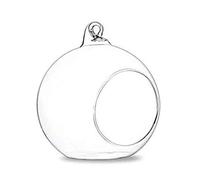 Terrario de cristal colgante para velas de té, suculentas, jarrón para decoración del hogar, boda, fiesta, interior y exterior, terrarios geométricos de vidrio