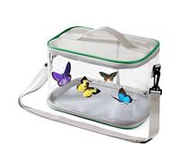 Terrario de mariposa - Red de observación de insectos portátil para orugas y escarabajos, terrario de mariposas, casa de insectos, juguete educativo, caja de observación para jardín, clases de