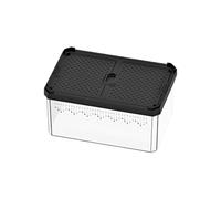 Terrario de reptiles - Jaula apilable para lagartos, hábitat de reptiles pequeños, caja de cría, recinto de anfibios, cubierta deslizante para serpiente/dragón barbudo