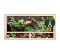 Terrario de tamaño grande de madera para reptiles, para interiores, parte frontal con ventilación, para serpientes y lagartos, 10, 10