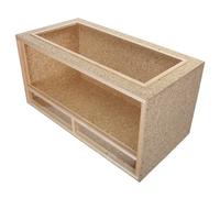 Terrario de tamaño grande de madera para reptiles, para interiores, parte frontal con ventilación, para serpientes y lagartos, 2, 2