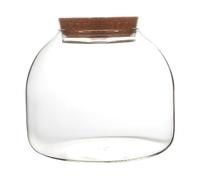 Terrario de vidrio Terrario de vidrio para plantas terrario para plantas de 1600 ml con tapa de corcho frasco de terrario de gran apertura para mini suculentas construcción de paisajes