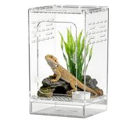 Terrario para Araña Saltadora Acrílico de Alta Transparencia y Cómodo