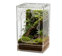 Terrario para Araña Saltadora Transparente de Acrílico Transpirable y