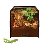 Terrario para, Tanque para, Tanque de Lagarto Transparente acrílico, Vista Completa Terrario para Mascotas para Gecko Lagarto Serpiente Tapa a Prueba de es