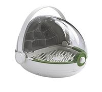 Terrario Portátil para Reptiles y Gusanos de Seda - Caja de Cría con Ventilación y Observación Transparente - Hábitat para Animales Pequeños