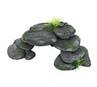 Terrarios con plataforma para tomar el sol, cueva de refugio para reptiles, terrapinas, acuarios, decoración de paisaje para el hogar y la oficina