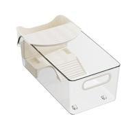 Terrarium for Aquatic Turtles, Habitat for Turtles | Transparent Terrarium with Asoleo Zone for Feeding Reptiles Hermit Crabs and Frogs