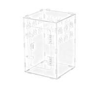 Terrarium Für Springspinnen & Reptilien - Acryl-Gehege Mit Belüftung & Kletterzone - Sichtbox Für Geckos, Einsiedlerkrebse & Kleine Schlangen, Ausbruchsicher & Stapelbar