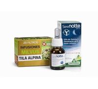 TERRASACRA Sueño Natural - Tila Alpina Milvus 20 filtros + Melatonina Serenotte líquida | Ritual Nocturno Relajante, Dormir Mejor de Forma Natural
