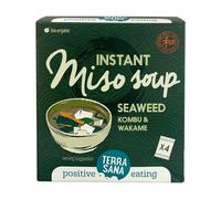 TerraSana Bio Instant Miso Powder Powder Pratique, Préparée Rapidement, Japonais Asiatique Idéal pour Intermédiaire, Sans exhausteur de goût