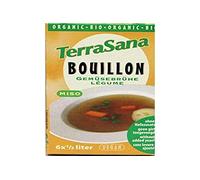 Terrasana Cubitos De Caldo Vegetal Con Miso Y Sin Levadura 6 64 G 64 ml