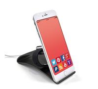 Terratec 169981 itab duo smartphone y apple reloj soporte de aluminio