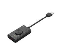 TerraTec AUREON - Tarjeta de Sonido Externa USB 5.1 2 en 1 USB estéreo con Control de Volumen y Control de Volumen, Plug & Play para PC, portátil, Tableta, MacBook