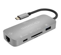 TerraTec Connect C8 306706 - Adaptador USB Tipo C 7 en 1