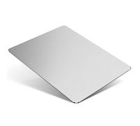 TERRATUTOR Alfombrilla de Ratón de Aluminio con Base de Goma Antideslizante y Superficie de Aleación de Microchorro de Arena para un Control Rápido y Preciso | Plateado