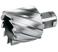 Terrax 108214TX - Broca hueca HSS, vástago Weldon, profundidad de corte 30 mm, diámetro 14 mm, largo 63 mm, negro