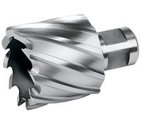 Terrax 108228TX - Broca hueca HSS, vástago Weldon, profundidad de corte 30 mm, diámetro 28 mm, largo 63 mm, negro