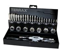 TERRAX A245013 - Juego de herramientas de roscar (31 piezas)