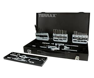TERRAX A245030 - Juego de herramientas de roscar (44 piezas)