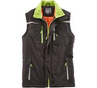 Terrax Workwear Chaleco profesional Negro/Limette XL