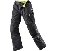 Terrax Workwear Pantalón de cintura Negro/Limette 64