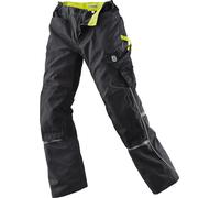 Terrax Workwear Pantalones de trabajo para niñositNegro/Limette 164