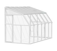 Terraza Solarium Sun Room (Medidas ext. (An x Pr): 386 x 200 cm, Plástico, Blanco)