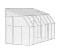 Terraza Solarium Sun Room (Medidas ext. (An x Pr): 446 x 200 cm, Plástico, Blanco)
