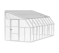 Terraza Solarium Sun Room (Medidas ext. (An x Pr): 570 x 257 cm, Plástico, Blanco)