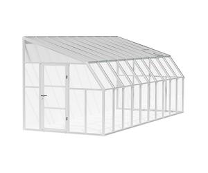 Terraza Solarium Sun Room (Medidas ext. (An x Pr): 632 x 257 cm, Plástico, Blanco)